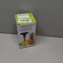 AUBENR Premium Pineapple Corer and Slicer Tool - Sharp Pineapple Cutter with Serrated Tips - Easy to Use and Clean - Stainless Steel Core Remover for Pineapple - Core Fruits with Ease(Black)