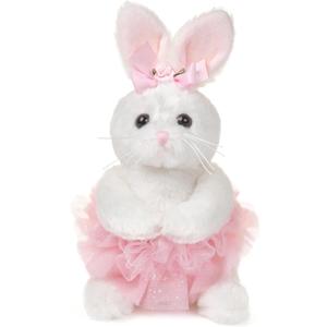 Bearington Lil' Twirls Bunny Ballerina 6 in Stuffed Animals - Plush Toys for Girls - Bunny Stuffed Animal - First Doll for Baby Girl