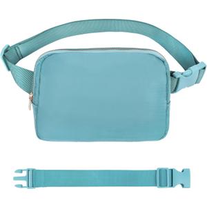 VOROLO Fanny Pack For Women And Men Crossbody Bag Belt Bag with Adjustable Strap Graduation Gifts Light Blue