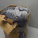 Bedsure GentleSoft Fleece Bed Blankets Queen Size Grey - Soft Warm Winter Blanket Lightweight Cozy Luxury Microfiber, Room Home Decor Christmas Decorations Gifts for Women and Men, 90x90 inches