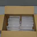 APACALI 24PCS Playing Card Case Clear Plastic Gaming Game Card Holder Organizer, Snaps Closed Clear Card Box Small Hard Plastic Card Storage Box, Empty Trading Card Storage Box 3.8x2.7x0.82 Inch