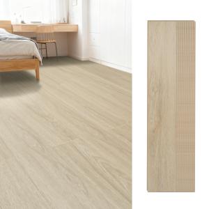15 Sq.Ft.Vinyl Rigid Click-Lock FlooringSofter & Quieter Underfoot, Non-Slip & Waterproof, Scratch-Resistant,Low-Formaldehyde Comfort Core Planks(Natural Oak)
