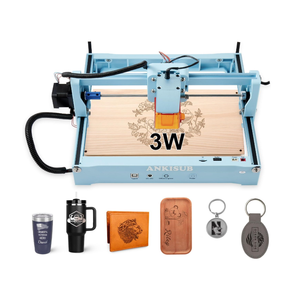 L4 Laser Engraver Machine, 3000mW Laser Engraving Cutting Machine with 7000mm/s Fast Laser Engraver Machine, 150x200mm Working Area, Portable Laser Marking Machine for Jewelry, Metal, Class IV 