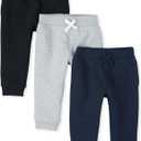 The Children's Place Baby Boys' Active Fleece Jogger Pants 5T US