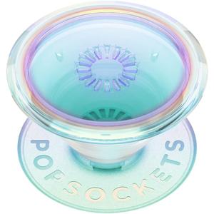 PopSockets Phone Grip with Expanding Kickstand, Adhesive Grip - Translucent Clear Iridescent
