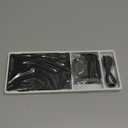 Samsers Foldable Bluetooth Keyboard with Touchpad - Portable Wireless Keyboard with Holder, Rechargeable Full Size Ultra Slim Pocket Folding Keyboards for Android Windows iOS Tablet & Laptop - Black (BT x1)