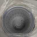 QCQHDU 2 Pack 5.7 Inch Orchid Pots with Holes for Repotting, Double-Layer and Self Watering Orchid Pot with Good Air Circulation (Black)