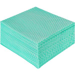 JEBBLAS Disposable Dish Towels and Cloths, Reusable Wipes, 50 Count/Pack, Green