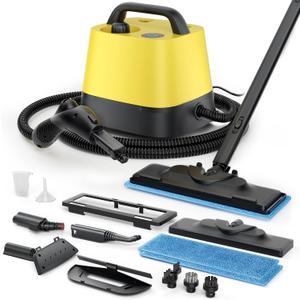 Steam Cleaner for Home, 294°F 65 PSI Steam Mop with 52oz Tank, G3
23 Attachments | Stepless Steam Control | Overheat Protection, Handheld Steam Cleaner for Floors, Cars, Furniture, Grout