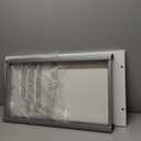 VILLCASE Double-sided Blank Aluminum Door Sign Holder Wall Mount Business Name Plate for Office Versatile Meeting Sign Easy Identification for Departments