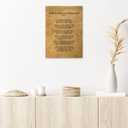 Do Not Go Gentle into That Good Night Poem Inspirational Quotes Poster Canvas Wall Art Prints Picture Modern Yellow Vintage Painting Decor Framed 16x24 inch(40x60cm)