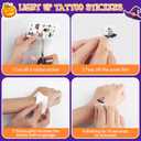 Halloween Bubble Machine Wand for Kids, Light up & Music Pumpkin Bubble Wand-1 Temporary Tattoos and 5 Bubble Solution, Halloween Boo Basket Stuffers for Toddlers Boys & Girls 3 4 5 6 7 8 + Years Old (Brown 1 Pack)