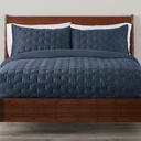 Modavari King Comforter Set 3Pcs Dark Blue GentleSoft, Built to last, all season, bedding, warm yet lightweight, gift choice, machine-washable