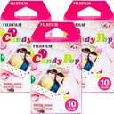 Fujifilm Instax Candy Pop Instant Film 3 Pack for Mini 8 Cameras 30 Sheets