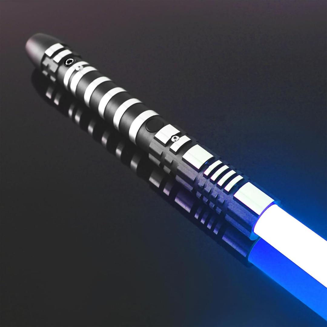 Lightsaber, Metal Hilt Dueling Light Saber Sword for Adults,4 Sound Fonts Black Series Light Saber for Adults Kids Xmas Cosplay(99cm-Blue)