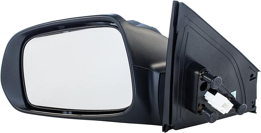 Dependable Direct Driver Side Mirror Compatible with 2005-2010 Scion tC Unpainted Non-Heated Non-Folding Power Operated Left Outside Rear View Replacement Door Mirror with Turn Signal Lamp - SC1320102