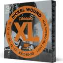 D'Addario Guitar Strings - XL Nickel Electric Guitar Strings - EXL140-3D - Perfect Intonation, Consistent Feel, Reliable Durability - For 6 String Guitars - 10-52 Light Top/Heavy Bottom, 3-Pack