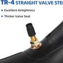 GICOOL 2.75/3.00-19” (70/100-19) Dirt Bike Replacement Inner Tubes, 2 Pack with TR4 Valve Stem, Fits for Motorcycle, Dirt Bike, Pit Bike and More
