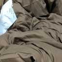 CozyLux Queen Comforter Set Brown, 3 Pieces Solid Breathable Quilted Style Bedding Sets, Luxury Fluffy Soft Bed Set with Down Alternative Comforter for All Season (1 Comforter & 2 Pillowcases)