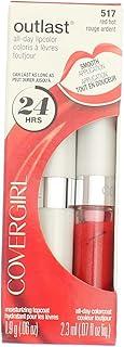 CoverGirl Outlast All Day Lipcolor, Red Hot [517] 1 ea (Pack of 2)