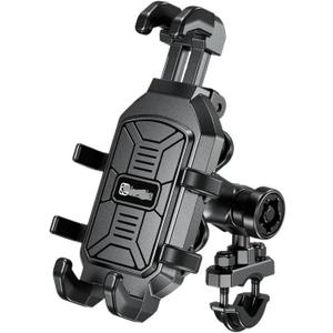 Motorcycle Mount Holder 7.2inch Big Friendly Bike Motorcycle Handlebar Clamp(U-Shaped Handlebar)
