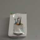 Boperzi Toothbrush Holders, Kids Toothbrush Holder with Drainage, Detachable Anti-Slip Electric Toothbrush Holder, Toothpaste Organizer Storage Caddy for Bathroom Countertop, Shower, Kitchen, Vanity (Gray&marble)