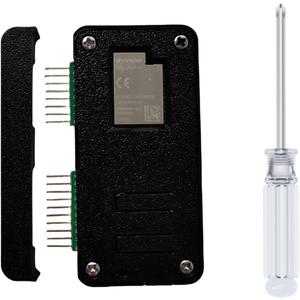 Case with Pin Protective for Flipper Zero Wi-Fi Dev Board, Protection Accessories Compatible with Flipper Zero Wi-Fi dev Board v1 ESP32-S2 (Black)