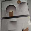 2 Piece Framed Modern Wall Art for Bedroom, Large Black and White Minimalist Paintings Print, Bright Style Geometric Pictures Artwork Decor for Living Room Office Hallway 24x36 Inch