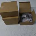 Estmoon 4 Pack Passage Door Knobs - Black Door Handle Interior Door Levers, Heavy Duty Non-Locking Locksets Hall Closet Handles, Reversible for Right & Left Sided Doors Black 