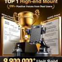 VANMASS 85+LBS Strongest Suction & Military-Grade Ultimate Car Phone MountPatent & Safety Certs Cell Phone Holder Truck Desk Mount for Dashboard Windshield Vent for iPhone 17 Pro Max 16 15 Samsung (Black)