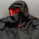 Spyder Mens Snow Jacket - Warm Isolated Winter Jackets for Men - Cozy Men's Snow Heated Ski Jacket with Detachable Hood (Large, Black Raven)