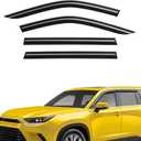 Extra Durable Window Deflectors Tape-On Window Visors Rain Guards Fit for Toyota Grand Highlander 2024-2025, Sun Visors, Wind Vent for Shades, Exterior Car Accessories - 4pcs. AG0753