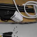 Marlrin Minimalist Corner Floor Lamp 2700K6500K Dimmable with Remote Control 57.8" Height Metal Slim Ambient Standing LED Light Modern Design Decorative Lamp for Living Room Bedroom (Black)