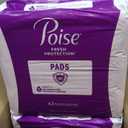 Poise Incontinence & Postpartum Pads for Bladder Leaks, 5 Drop Maximum Absorbency, Long Length, 84 Count, Packaging May Vary