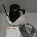 Bodum 34oz Bistro Gooseneck Electric Water Kettle, Pour Over Coffee & Tea, Stainless Steel, Matte Black