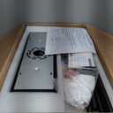 12-Light Modern Farmhouse Black Chandeliers for Dining Room,40"Large Linear Pendant Light Fixtures,Adjustable Height Hanging Kitchen Island Chandelier Over Table,Clear Glass Shade Light Fixture