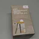 Pro Sourdough Starter Kit - 34oz Glass Jar with Bamboo Lid, Thermometer Strip, Feeding Band, Breathable cloth& Silicone spatula | All-Inclusive Baking Supplies for Artisan Bread