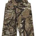 Girls Boys Camo Bib Overalls,Kids Overalls Straight Leg Denim Jumpsuits Cargo Pants with Pockets 6-7 Years