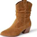Essentials Women's Mid Calf Western Fashion Boots Size 8