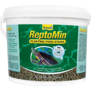 Tetra ReptoMin Floating Food Sticks, For Aquatic Turtles, Newts and Frogs, 6.83 lbs (6.83 Pound (Pack of 1)) Tetra ReptoMin Floating Food Sticks, For Aquatic Turtles, Newts and Frogs, 6.83 lbs (6.83 Pound (Pack of 1))