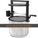Santa-Maria Style Rotisserie Rotating System for Solo Stove Bonfire 19.5"