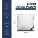 Premium Decorative Throw Pillow Inserts 20x20, Kids Throw Pillows, 4-Pack