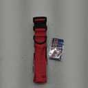 Thick Wide Reflective Heavy Duty Red Dog Collar for Medium Large Strong Dogs, Durable Dog Collar with Quick Release Metal Buckle and Soft Padded, Adjustable Nylon Dog Collar for Night Walking (L: Width 1.7", Length 16.5"-20")