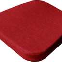 SPeesy Chair Cushion - 17"x16.5"/17"x15.7" Indoor Chair Pad with Ties for Dining Chairs - Non-Slip U-Shaped Rubber Back - Machine Washable Seat Cover(16,1pc:40X38X3cm)