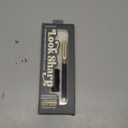 SNIFTY Look Sharp Always Sharp Pencil - Compressed graphite tip equals 100 pencils - Gray metal barrel + cap + eraser
