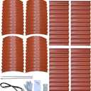 Raised Metal Garden Beds, Galvanized Steel, 47x24 inches, Garden Green or Terra Cotta (Copper Brown, 47.2" × 23.6" × 31.5")