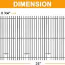 740-0781 Grill Grates for KitchenAid 730-0336D 720-0856V 730-0856 750-0780 Grill Accessories, for Nexgrill 740-0780GH 720-0856 740-0781 Parts, for Kitchenaid- Old 720-0732 -Old 304 Stainless Steel