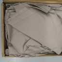 Amazon Basics Lightweight Super Soft Cooling, Breathable Wrinkle Resistant Brushed Microfiber 4-Piece Sheet Set with 14-Inch Deep Pockets, Queen, Taupe, Solid