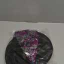 Halloween Reversible Sequin Witch Hat. Reversible Sequin Costume Party Hat. (Purple & Silver)