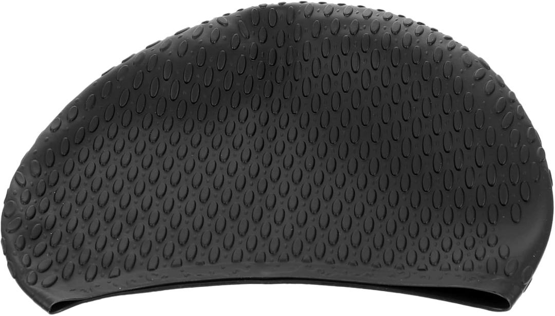 UPKOCH Stylish Silicone Swimming Hat for Unisex Elastic Bath Cap with Water Drop Shape Lightweight Design for (Black) UPKOCH Stylish Silicone Swimming Hat for Unisex Elastic Bath Cap with Water Drop Shape Lightweight Design for (Black)